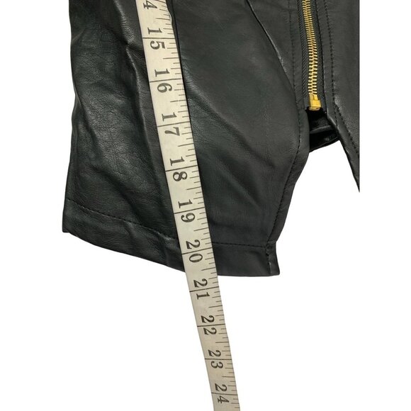 Charlotte Russe Women's Black & Gold Crop Jacket - Picture 7 of 7